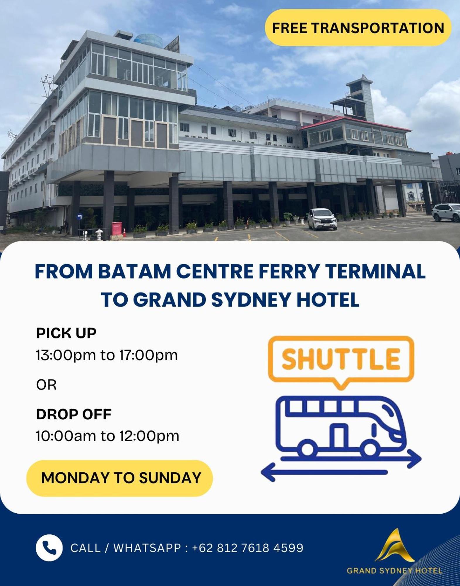 Grand Sydney Hotel Batam Экстерьер фото